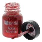 Ben Nye Aqua Glitter Paint Red 