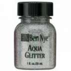 Ben Nye Aqua Glitter Paint silver 