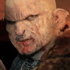 Cave Orc Half-face mask  prosthetic