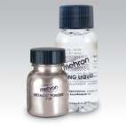 Mehron Metallic Powder & Mixing Liquid - Silver