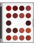 Kryolan Lip Rouge- mini palette- 18 colours-LF